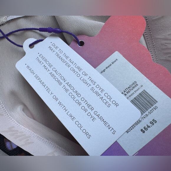 Yitty Mesh Me Smoothing High Waist Short Butterfly Wings Print Womens Medium - Picture 6 of 11